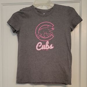 Kids Gray Cubs Short Sleeve T-Shirt